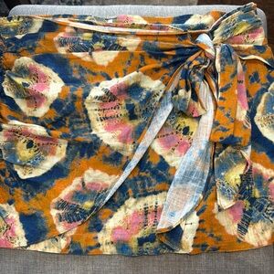 Free People Multicolor Abstract Skirt